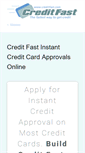 Mobile Screenshot of creditfast.com